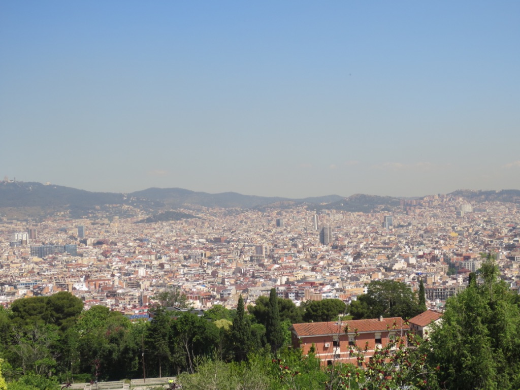 Overlooking the City of Barcelona