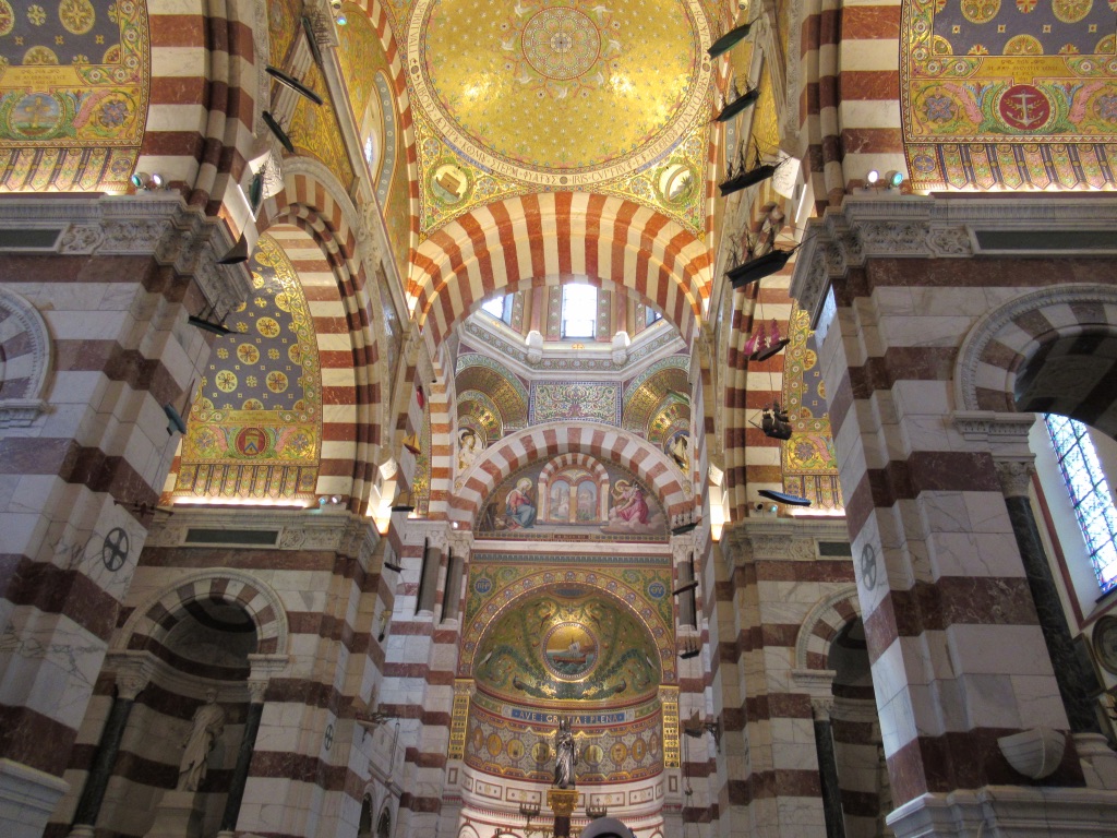 Notre Dame de la Garde - inside ceiling #2