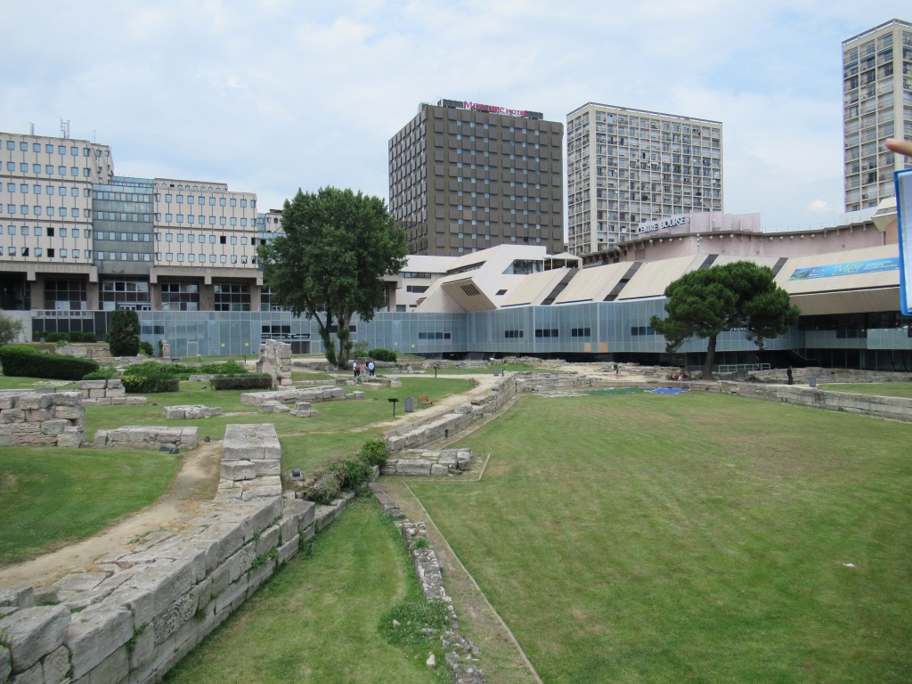 Roman City relics in Marseille