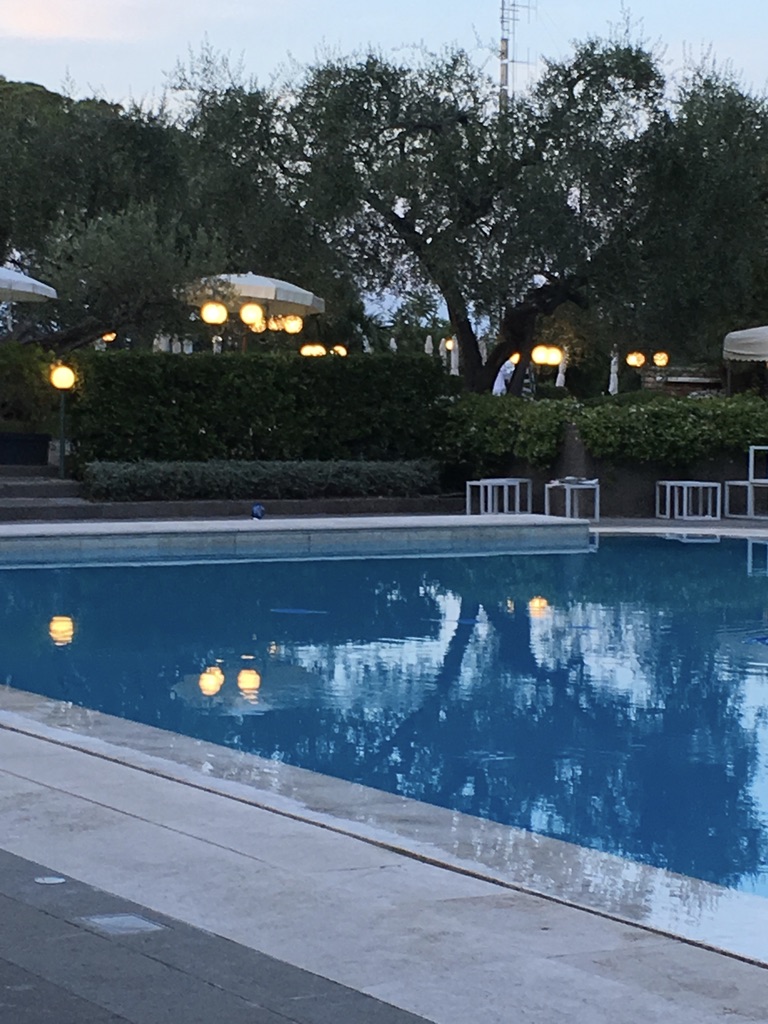 waldorf pool evening picture